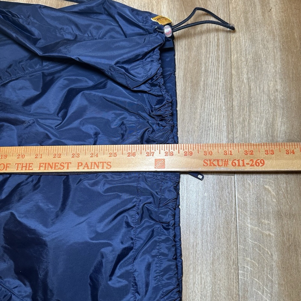 Vintage Tommy Hilfiger Windbreaker Mens Large Navy Blue Athleisure Running Y2K - Picture 9 of 11